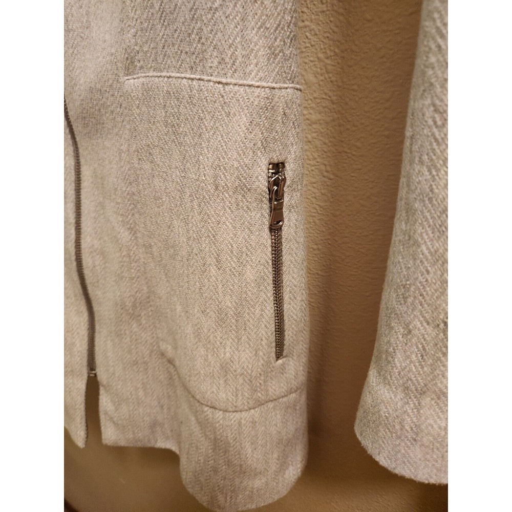 Zara Basic Collection Womens Jacket Gray Size S - image 5